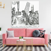 Kapitein Avery ontvangt drie Treasure-tests Canvas Afdruk (Insitu (Woonkamer))