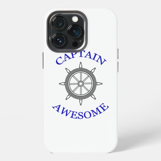 "Kapitein Awesome" iPhone Hoesje (Achterkant)