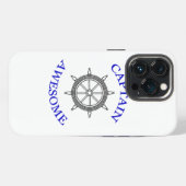"Kapitein Awesome" iPhone Hoesje (Achterkant horizontaal)