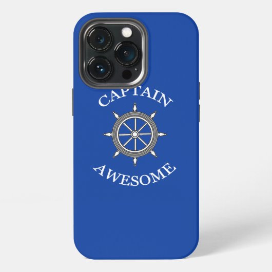 "Kapitein Awesome" iPhone Hoesje (Achterkant)