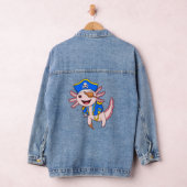 Kapitein Axolotl Pirate Axolotl Denim Jacket (Hangar)