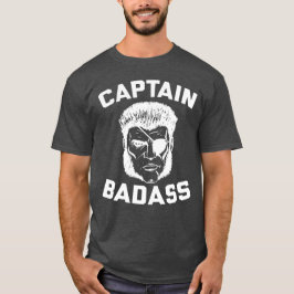 Kapitein Badass Charcoal Heather T-Shirt