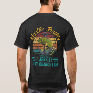 Kapitein Baiter ik ben altijd mijn rod Gevist T-shirt