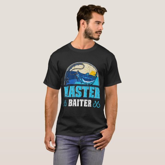 Kapitein Baiter Wels Catfish Hunter T-shirt (Voorkant volledig)
