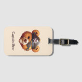 Kapitein Beer Bagagelabel (Voorkant (horizontaal))