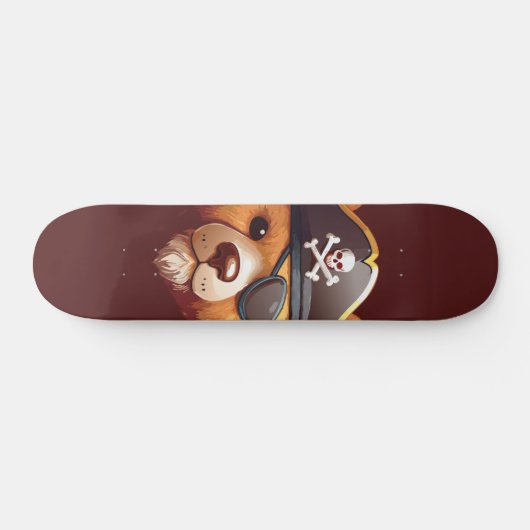 Kapitein Beer Persoonlijk Skateboard (Horizontaal)