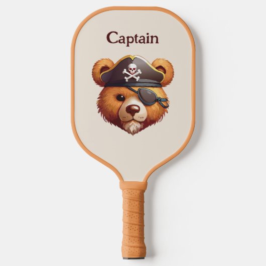 Kapitein Beer Pickleball Paddle (Voorkant)