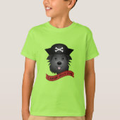 Kapitein Black Dog - Kinderen Basic T-Shirt (Voorkant)