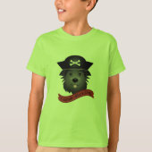 Kapitein Black Dog - Kinderen Basic T-Shirt (Voorkant)