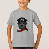 Kapitein Black Dog - Kinderen Basic T-Shirt (Voorkant)