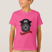 Kapitein Black Dog - Kinderen Basic T-Shirt (Voorkant)