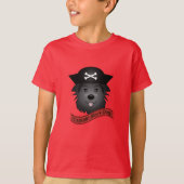 Kapitein Black Dog - Kinderen Basic T-Shirt (Voorkant)