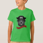 Kapitein Black Dog - Kinderen Basic T-Shirt (Voorkant)