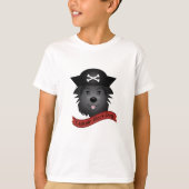 Kapitein Black Dog - Kinderen Basic T-Shirt (Voorkant)