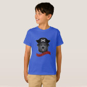 Kapitein Black Dog - Kinderen Basic T-Shirt (Voorkant volledig)