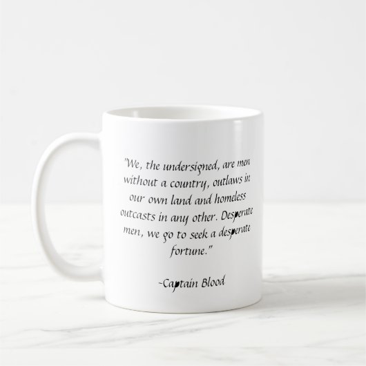 Kapitein Blood Pirate Mok (Links)