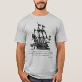 Kapitein Blood Pirate T-shirt (Voorkant)