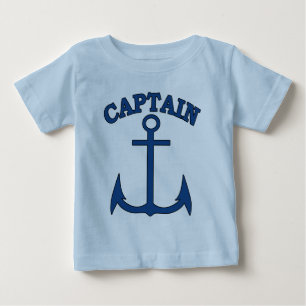Kapitein Blue Anchor Baby T-shirt Sailor
