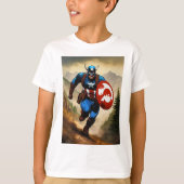 "Kapitein Boarica: een hilarische Marvel Mashup in T-shirt (Voorkant)