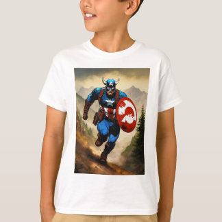 "Kapitein Boarica: een hilarische Marvel Mashup in T-shirt