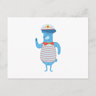 Kapitein Boat Briefkaart