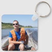 Kapitein Boat Naam Anchor Stars Rope Terug Sleutelhanger (Achterkant)