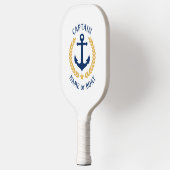 Kapitein Boat Naam Nautical Anchor Gold Laurel Sta Pickleball Paddle (Links)