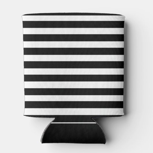 Kapitein Boat Name Anchor Gold Laurel Black Stripe Blikjeskoeler (Achterkant)