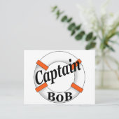 kapitein bob briefkaart (Staand voorkant)