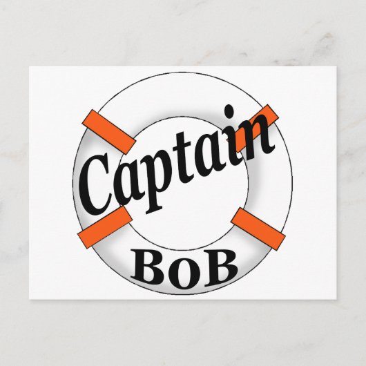 kapitein bob briefkaart (Voorkant)