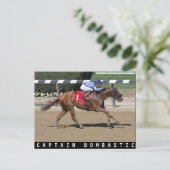 Kapitein Bombastic Briefkaart (Staand voorkant)