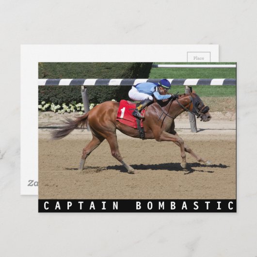 Kapitein Bombastic Briefkaart (Voorkant / Achterkant)