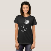 Kapitein Boot Anker Kapitein T-shirt (Voorkant volledig)