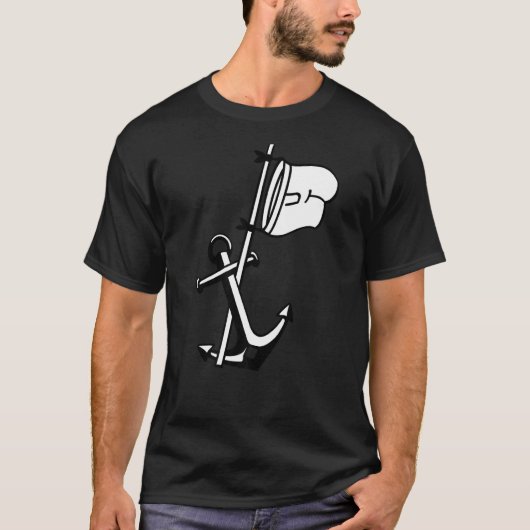 Kapitein Boot Anker Kapitein T-shirt (Voorkant)