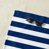 Kapitein Boot of Naam Nautische Anker & Oars Marin Strandlaken (In situ)