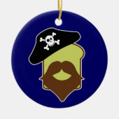 Kapitein Breadbeard Keramisch Ornament (Voorkant)