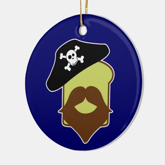 Kapitein Breadbeard Keramisch Ornament (Links)