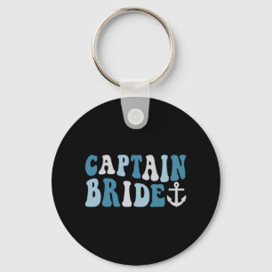 Kapitein Bride Groovy Cruise Nautische Bachelorett Sleutelhanger