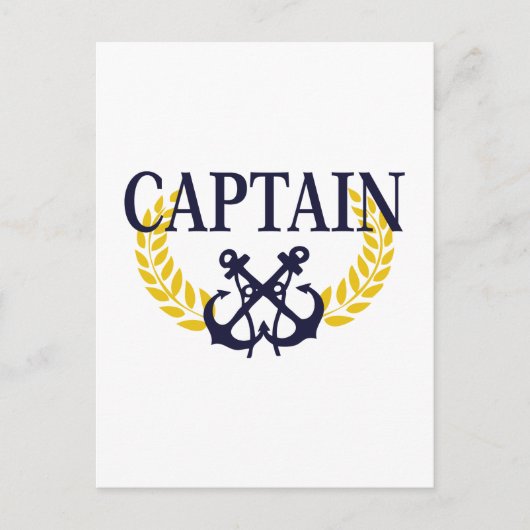 Kapitein Briefkaart (Voorkant)