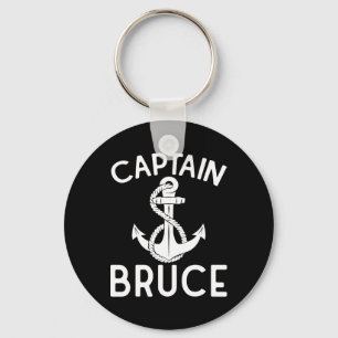 Kapitein Bruce schip jacht varen boot anker  Sleutelhanger