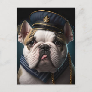 Kapitein Bulldog-piloot Briefkaart