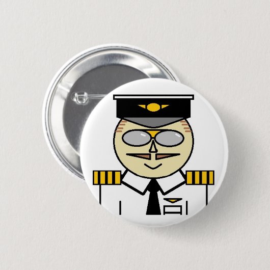 Kapitein Button (Voorkant /achterkant)