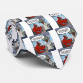 Kapitein Byrd vliegt een Jumbo Jet Funny Stropdas (Opgerold)