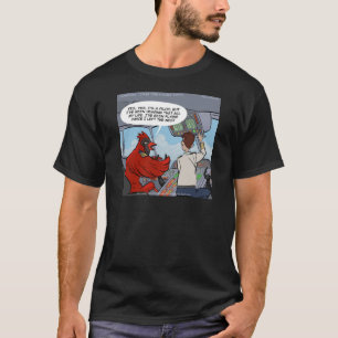 Kapitein Byrd Vliegt Met Een Jumbo Jet Grappig T-shirt