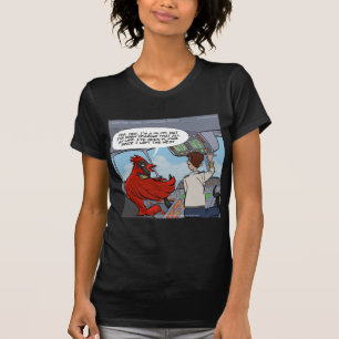 Kapitein Byrd Vliegt Met Een Jumbo Jet Grappig T-shirt