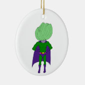 Kapitein Cabbage Keramisch Ornament (Rechts)