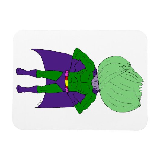 Kapitein Cabbage Magneet (Horizontaal)