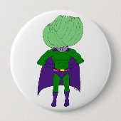 Kapitein Cabbage Ronde Button 4,0 Cm (Voorkant)