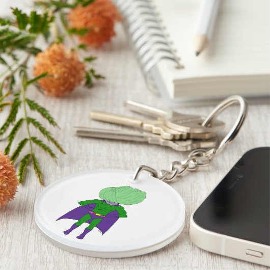 Kapitein Cabbage Sleutelhanger (Voorkant Rechts)