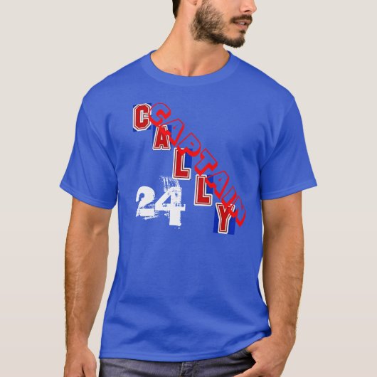 Kapitein Cally Broadway Blueshirts T-shirt (Voorkant)
